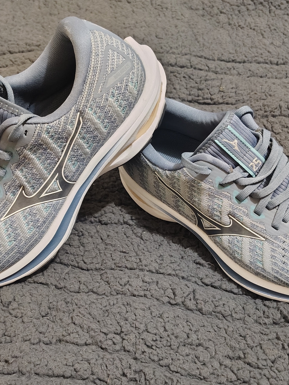 Mizuno Wave Inspire Women's Running Shoes - Light Blue/Gray